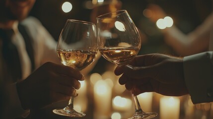 Toasting Success: A Warm Evening of Celebration