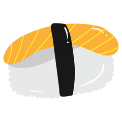 sushi digital illustration