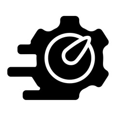Turbo Mode Solid Icon