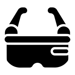 Virtual reality Solid Icon