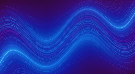 Abstract Blue Wave Background