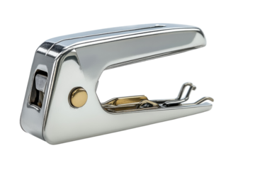 Shiny metal paper fastener