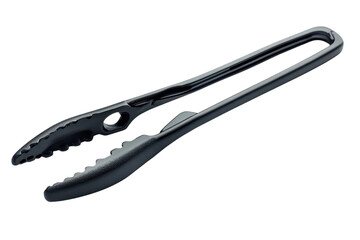 Obraz premium A pair of black food tongs