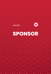 Sport jersey template design. Sport t-shirt mockup design. Vector illustration