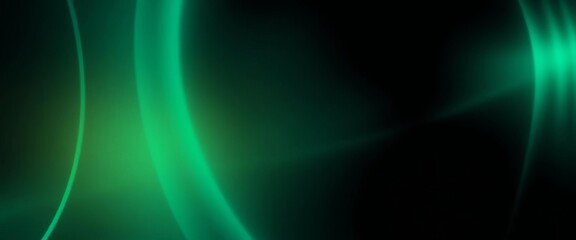 Naklejka premium Glowing teal and green abstract tech texture on dark background Gradient, grainy, copy space Ideal web banner, contemporary, background