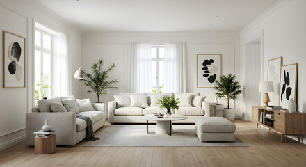 Stylish Interior with Plants