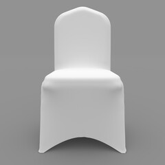 3d render Banquet Chair design element Furniture