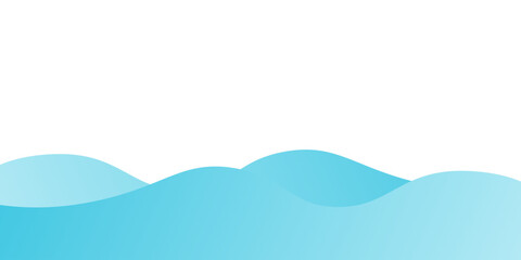 Separator, footer, modern wave divider shape. Modern trendy design in Vector Illustration