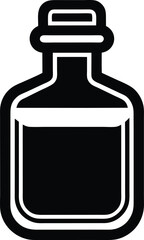 Foundation Bottle Icon Outline Vector Illustration