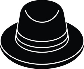 Hat Icon Outline Vector Illustration