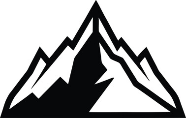 Mountain Icon Outline Vector Illustration