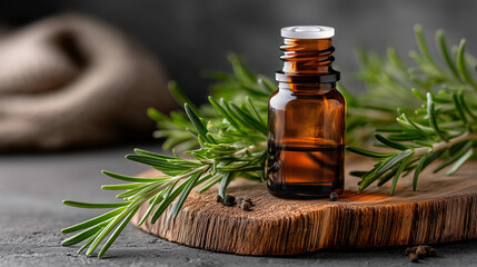 essential oil with rosemary