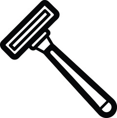 Razor Icon Outline Vector illustration