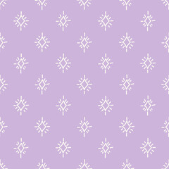 Lavender purple seamless pattern with spark design