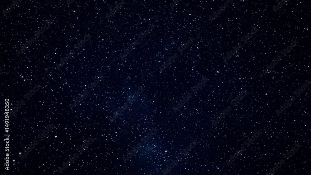 Wall mural infinite expanse of a dark night sky filled with twinkling stars, creating a mesmerizing scene with 