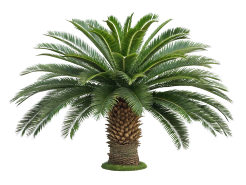 Stunning cycas revoluta houseplant showcases lush green fronds that bring tropical feel to any indoor space