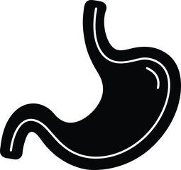 Stomach Icon Outline Vector illustration