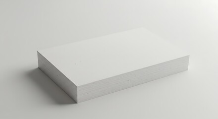 Fototapeta premium Stack of White Paper