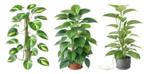 Epipremnum and trebie are popular houseplants that bring vibrant touch to any indoor space, enhancing atmosphere beautifully