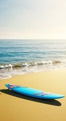 Golden Hour Surf Dreams AI Generated