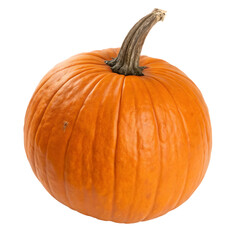 Pumpkin isolated on a transparent background