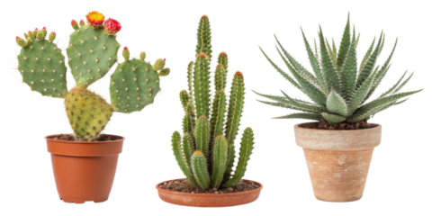 This vibrant collection features opuntia rubescens and consolea, perfect houseplants that bring touch of nature indoors