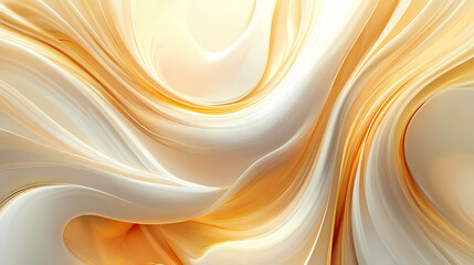 Golden waves abstract particle background design. [Emotional Architecture] | Blissful Geometry | radiant curve. Illustration