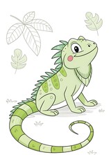 Fototapeta premium Colouring page for kids, hand drawn vector illustration of a cartoon, pre school Colouring page, animal Colouring page, flower Colouring page, adult Colouring page,printables 