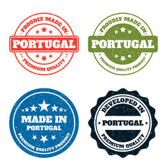 Obraz premium Made in Portugal. Premium Quality Product Badges