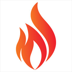 Vector Fire and Flame icons - Illustration