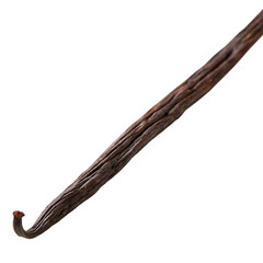 Obraz premium Vanilla bean isolated on a transparent background