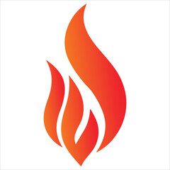 Vector Fire and Flame icons - Illustration