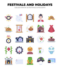 Festivals and Holidays. A Collection of 25 Diverse Cultural Celebrations