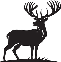 deer silhouette vector