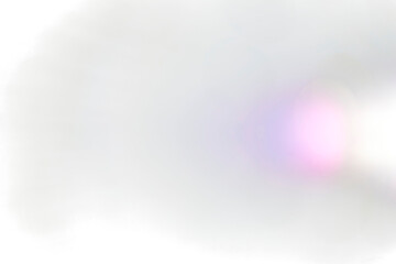 abstract colorful sun burst lens flare reflection overlay isolated on white or transparent png