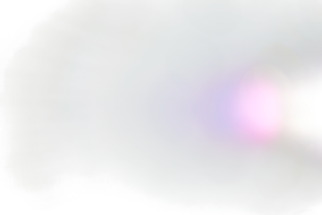 abstract colorful sun burst lens flare reflection overlay isolated on white or transparent png