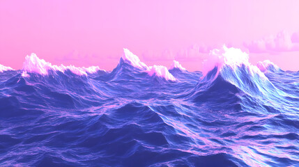Dreamy pastel abstract landscape