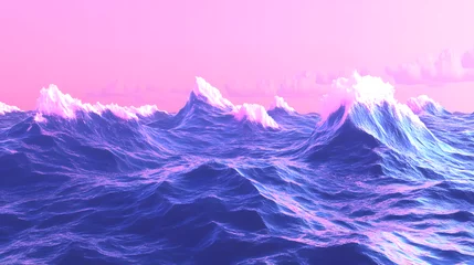 Selbstklebende Fototapeten Dreamy pastel abstract landscape © Menk
