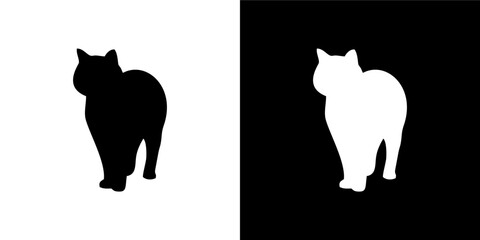 Relaxed Cat in Profile Variation  © iChan Design