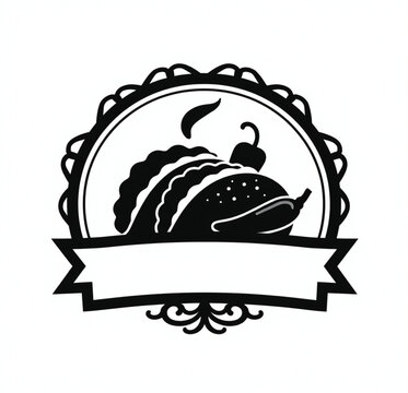 recommend clip art: Tacos Mexican fast food silhouette vector. Tacos fast food icon. Tacos fast food silhouette illustration