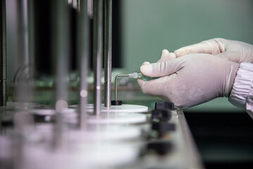 scientist working in laboratory