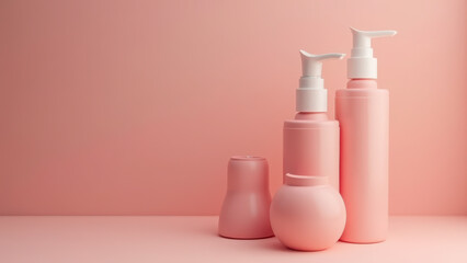 Monochromatic Pink Spa Set A Collection of Essential Beauty and Wellness Products