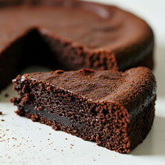 Decadent Chocolate Cake Slice