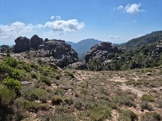 Majestic Cascade: Piscia di Ghjaddu landscape in Corsica