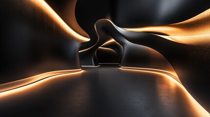 Abstract Architectural Corridor