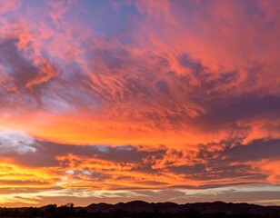 Fototapeta premium sunset in the sky