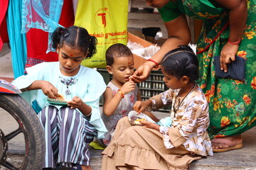 children in the street
