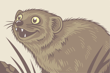 22 brown hairy fuzzy round creature, large googly eyes, big toothy smile, 3d render, cinematic lighting, highly detailed, photorealistic