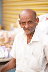 portrait of senior man