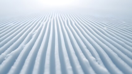 Striped Snow Texture Winter Background Ski Slope